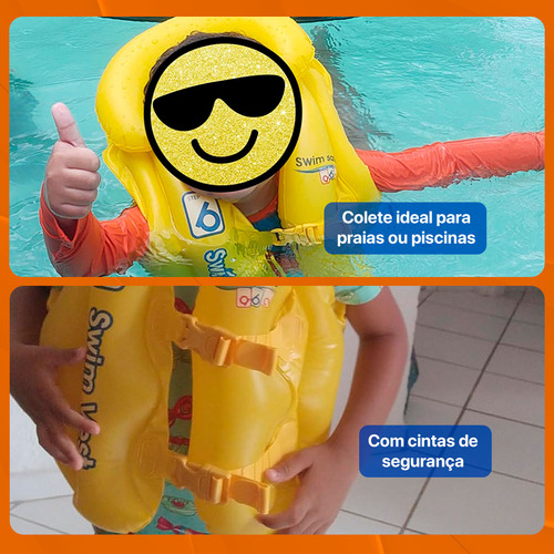 Boia Colete Salva Vidas Infantil Mor Não Machuca A Pele Mor