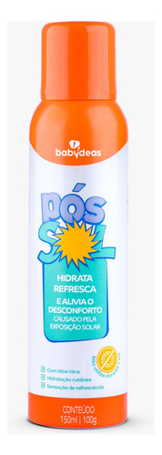 Hidratante Pós Sol Babydeas Infantil E Adulto 150ml Kit 6un