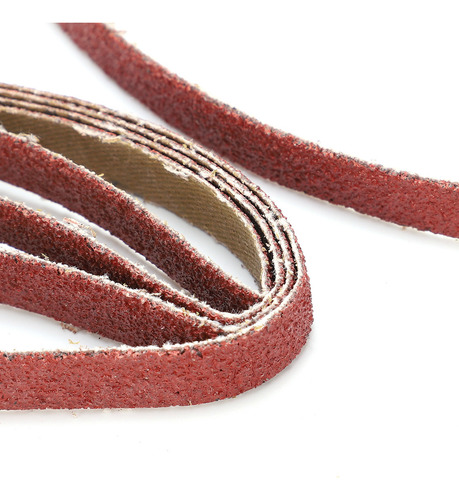 Cinto De Lixa 330x10mm 20 Peças De Fita Abrasiva De Lixar