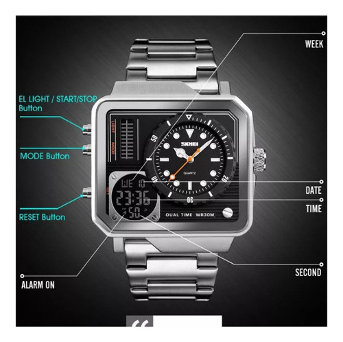Reloj Cronógrafo Electrónico Skmei 1392a