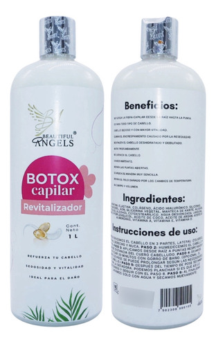 Revitalizador Capilar 1l Repara Nutre Y Refuerza Desde Raíz