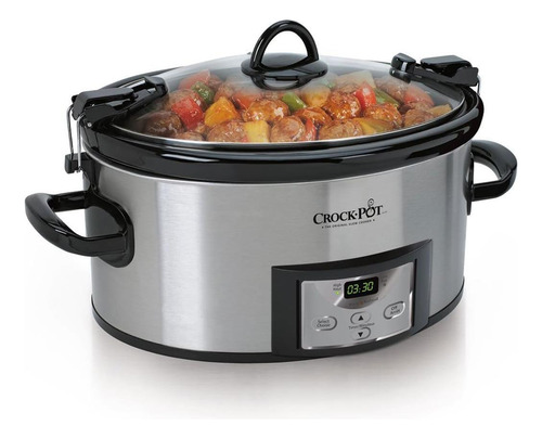 Olla De Cocción Lenta Crock-pot Programable Cook & Carry