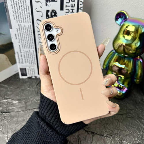 Funda Magnética Rígida Ultrafina De Lujo Para Samsung Galaxy S25 S24 S23 S22 Ultra Plus Fe Para Carga Inalámbrica