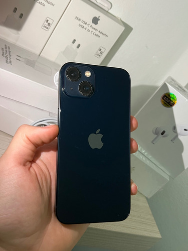 Iphone 13 128gb + Airpods 2da Gen + Cargador Apple Original Azul Oscuro (Usado)