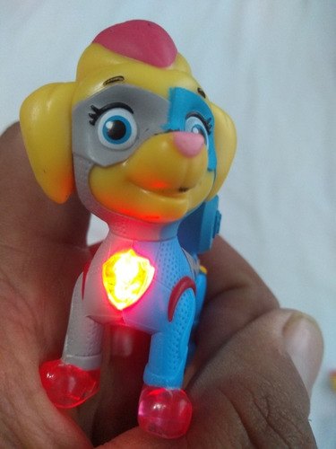 Paw Patrol Mighty Twins Super Paws Fugura Ella Con Luz (Usado)