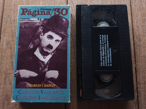 Vhs Charles Chaplin 1 - Videoteca Pagina 30 N° 1 (Usado)