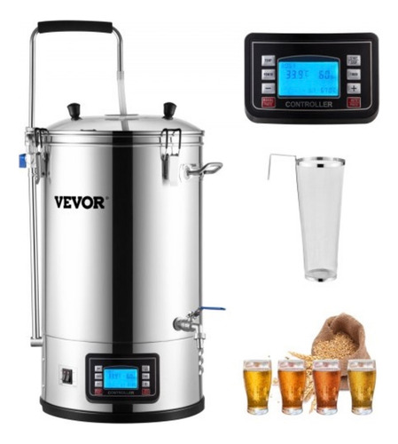 Sistema Completo Para Elaboración De Cerveza Artesanal 35l