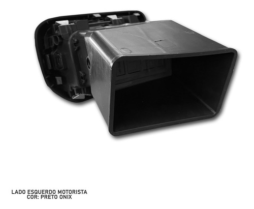 Difusor Ar Lateral Esquerdo Preto Fiat Toro Open Edition 19'