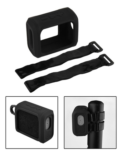 Juego De 2 Fundas De Silicona Portátiles Con 2 Correas De