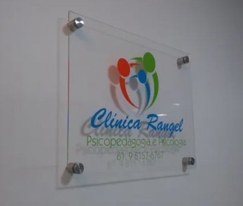 Placa Personalizada Nome/logo/marca Frete Grátis