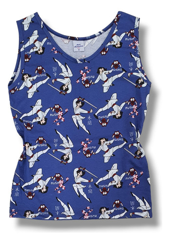 Kit 5 Regata Moda Feminina Básica Estampada Malha