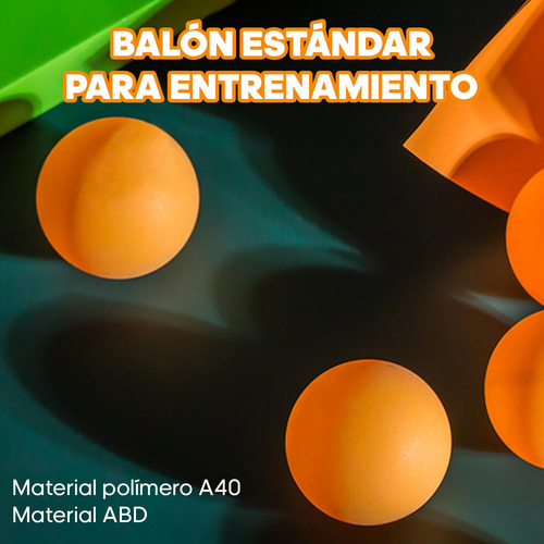 Set De Pelotas De Ping Pong 60 Piezas 40 Mm Alto Rendimiento
