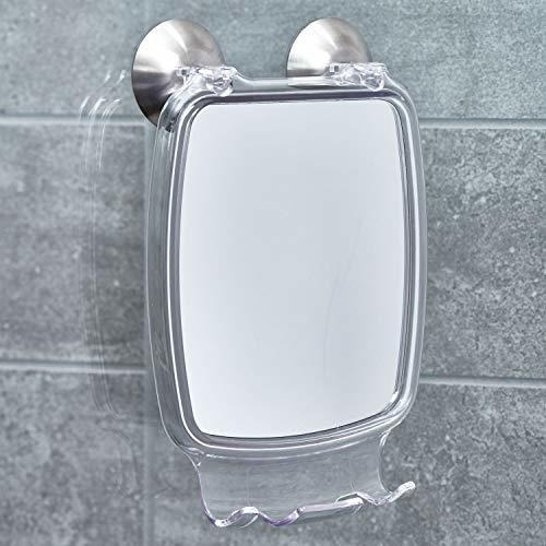Interdesign Forma Power Lock - Espejo De Afeitar Para Ducha