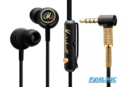  Marshall Auriculares intrauditivos Mode - Negro/Blanco :  Electrónica