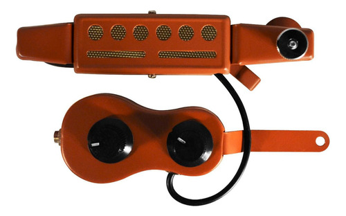 New Beat Pu-34bk Pastilla Magnética Para Guitarra Acústica Color Naranja