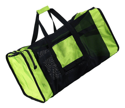 Bolsa De Transporte Verde Para Equipo De Snorkel, Malla De 1