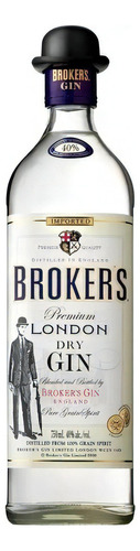 Gin Brokers London Premium Gin London Dry 750 cc