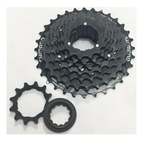 Imagem 3 de 3 de Cassete Shimano Hg200 8v 12/32 Dentes K7 Catraca Bicicleta