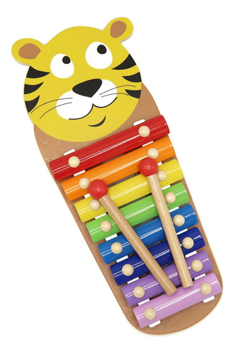 Metalófono De Juguete Para Niño Niña, Diseño Tigre