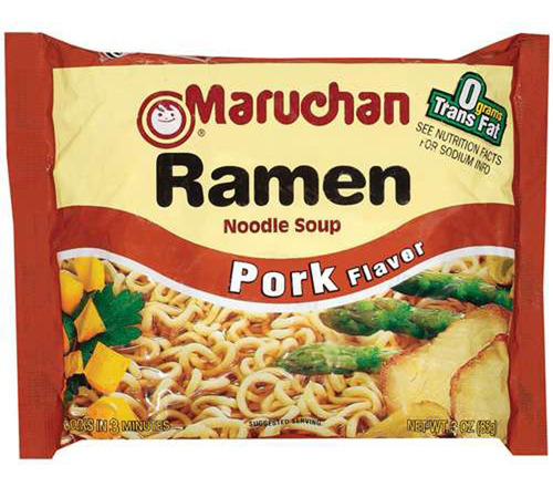 Maruchan Sopa De Fideos Ramen Con Sabor A Cerdo, 3 Onzas (pa