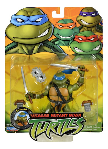 Tortugas Ninja Figura Articulada Accesorios Leonardo 81030l