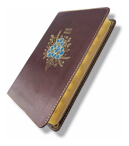 Imagen 2 de 9 de Biblia En Inglés New King James Deluxe Tamaño Compacto Rojo