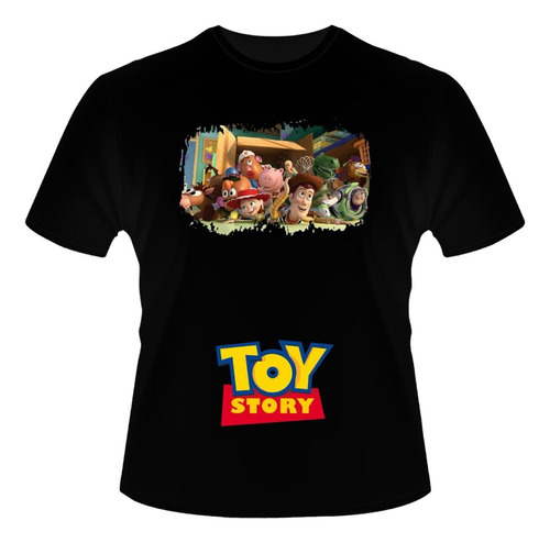 Playera Toy Story Grupo Woody Buzz Jessie Rex Hamm Slinky 