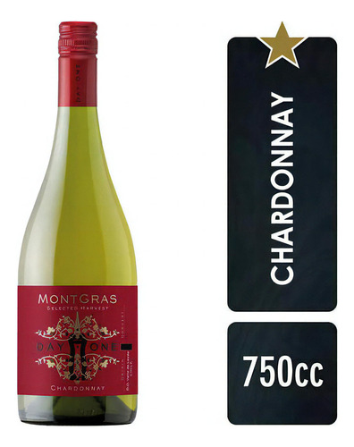 Vino Montgras Day One Chardonnay Bot 750ml 13,5%