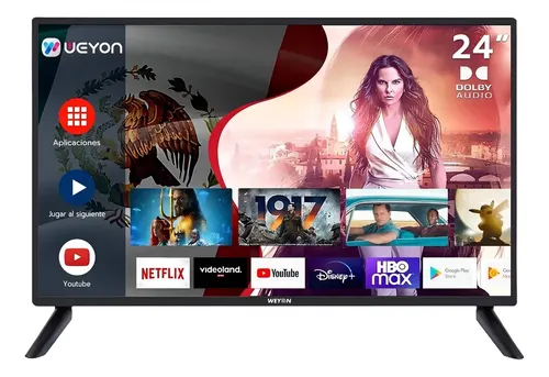 Smart Tv De 24 Weyon 24wdsnmx Com Tela Led Hd Android