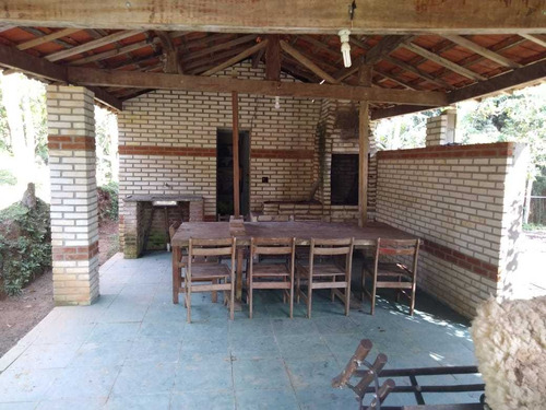 Chácara Com 25 Mil Metros Casa Sede 6 Cômodos Casa Caseiro.
