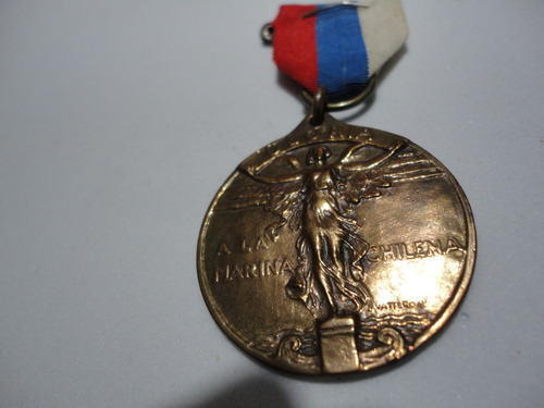 Medalla Gloria A La Marina 34mm - Guerra Del Pacífico