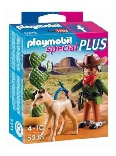 Playmobil Cowboy Con Potrillo Art.5373