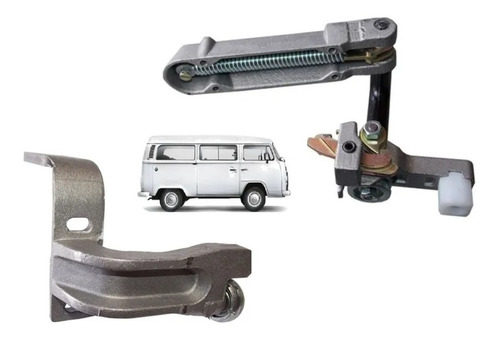 Kit Guia Dobradiça Sup/inf Porta Correr Kombi 1997 1998 1999