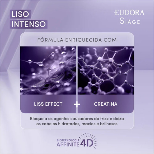 Kit Siage Liso Intenso Shampoo E Condicionador Eudora