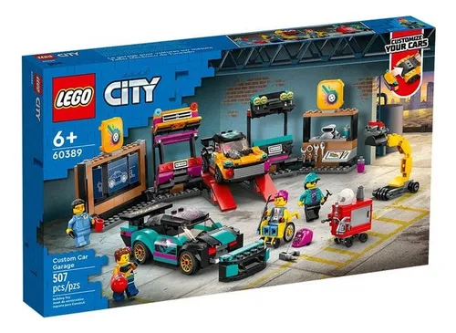 Lego City 60389 Taller Mecánico De Tuneado