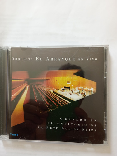 Cd - Orquesta El Arranque En Vivo Grabado En La Rete Due De 