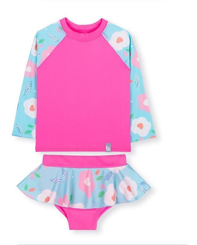 Aa-yy016 Traje De Baño Para Niñas Pantalón Corto Y Playera