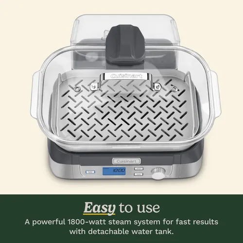 Vaporizador Cuisinart Stm-1000 Cook Fresh Digital De Vidrio,