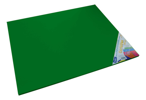 25 Cartulina Iris De Color 50cmx65cm Inmediato! Color Verde Lisa