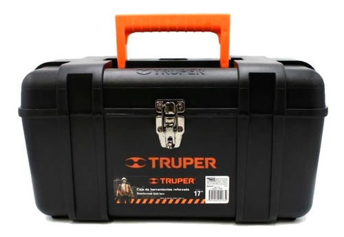Imagen 4 de 4 de Caja Para Herramienta 17 PuLG Truper Chp-17x Reforzada Calidad Industrial Negro Mv Electronica