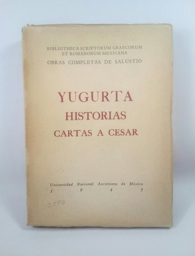 Obras Completas De Salustio Unam Latín-español