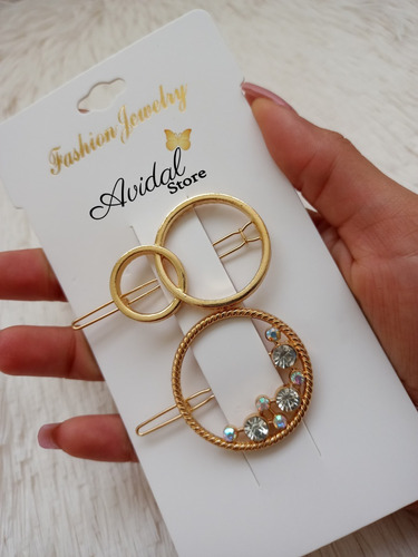 Imagen 2 de 4 de Hebillas / Pinzas / Hair Clips/ Accesorios Cabello Mujer