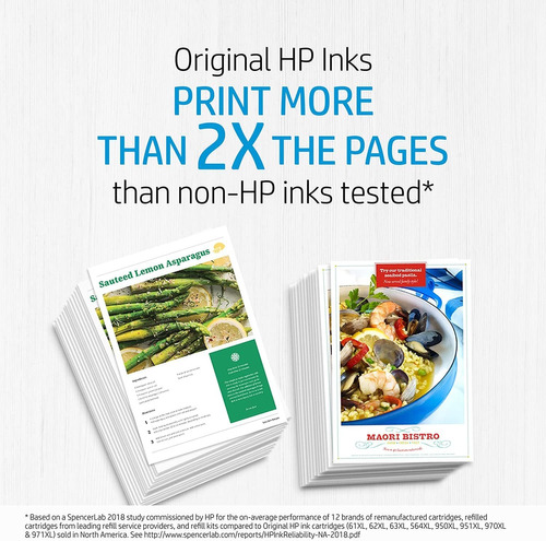 Hp 61 / 61xl (cz138fn) Ink Cartridges (tri-color/black) 2-pa