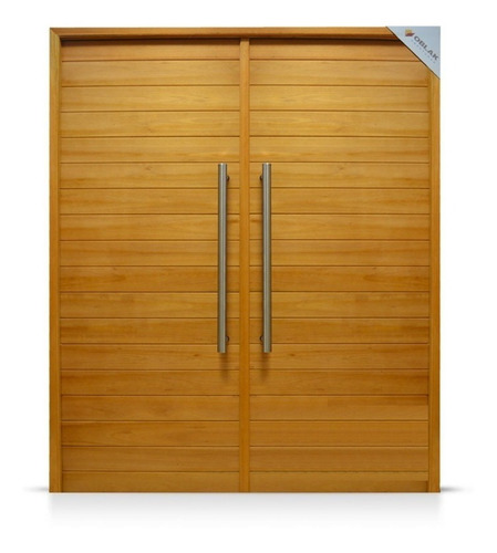 Porton Puerta Doble Izq 2331 Oblak 160x200 Madera