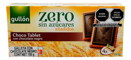 Gullón Choco Tablet Galleta Con Chocolate Negro Fibra