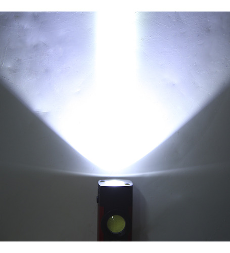 Linterna Portátil Cob Púrpura Led Mini Antorcha Magnética