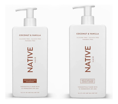 Conjunto De Shampoo E Condicionador Native | Sem Sulfato, Se