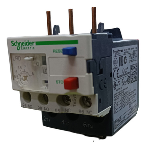 Relevador De Sobrecarga Schneider Lrd12 Rango 5.5-8a