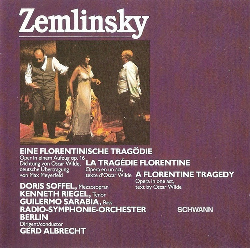 Zemlinsky : La Tragedia Florentina - Soffel Albrecht - Cd