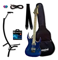 Comprar Guitarra Waldman Wga220f Bl C Sup De Chão,encord Std
